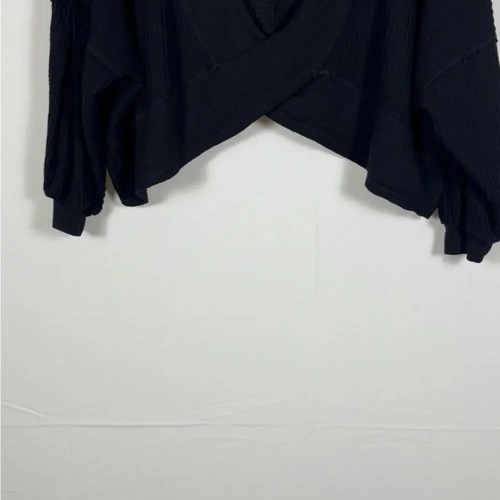 We The Free Free People Love Me Thermal Top Black XS